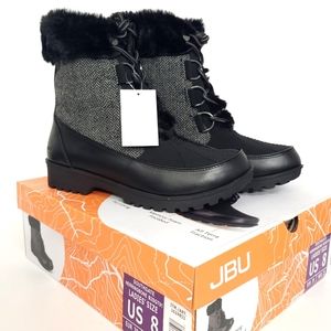 NEW JBU Southgate Black/Grey winter Booties size 8